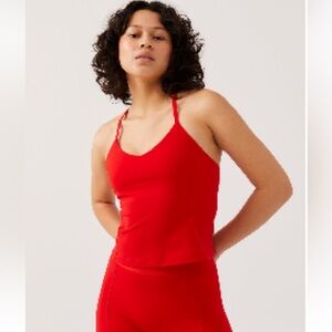 Outdoor Voices - Zoom Halter - Candy Apple - Medium - NWOT